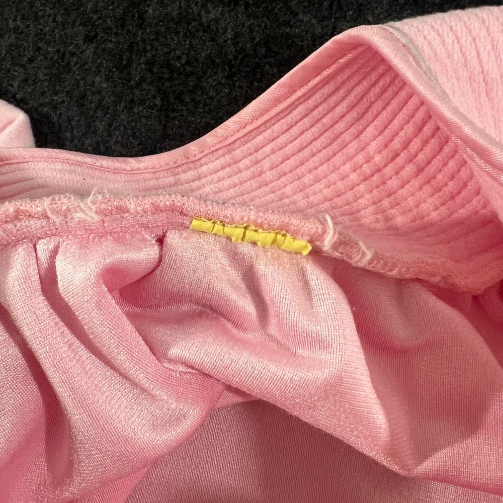 Vintage Robe Womens XL Pink Pearl Snap Front Loungewear Duster Nightgown 70s - Picture 4 of 5